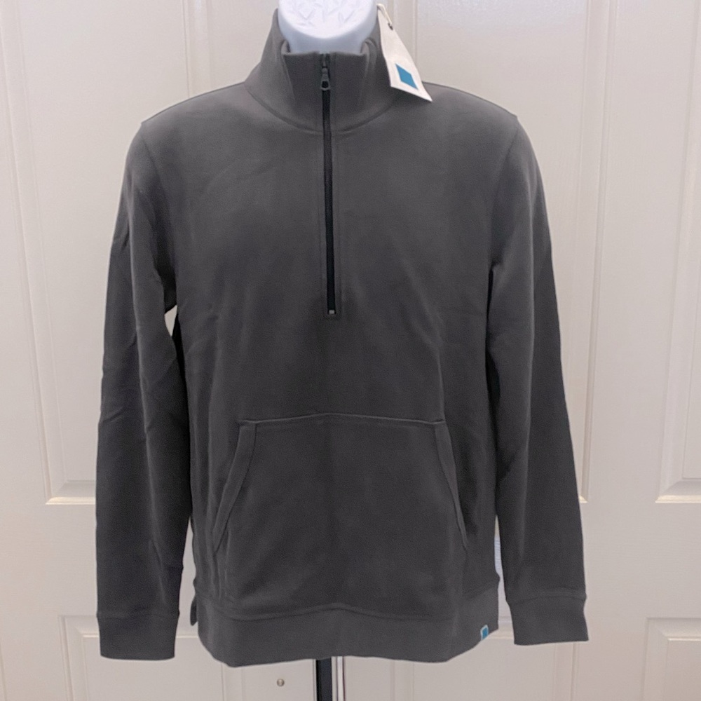 NEW wTag-JASON SCOTT Charcoal Track Pullover S